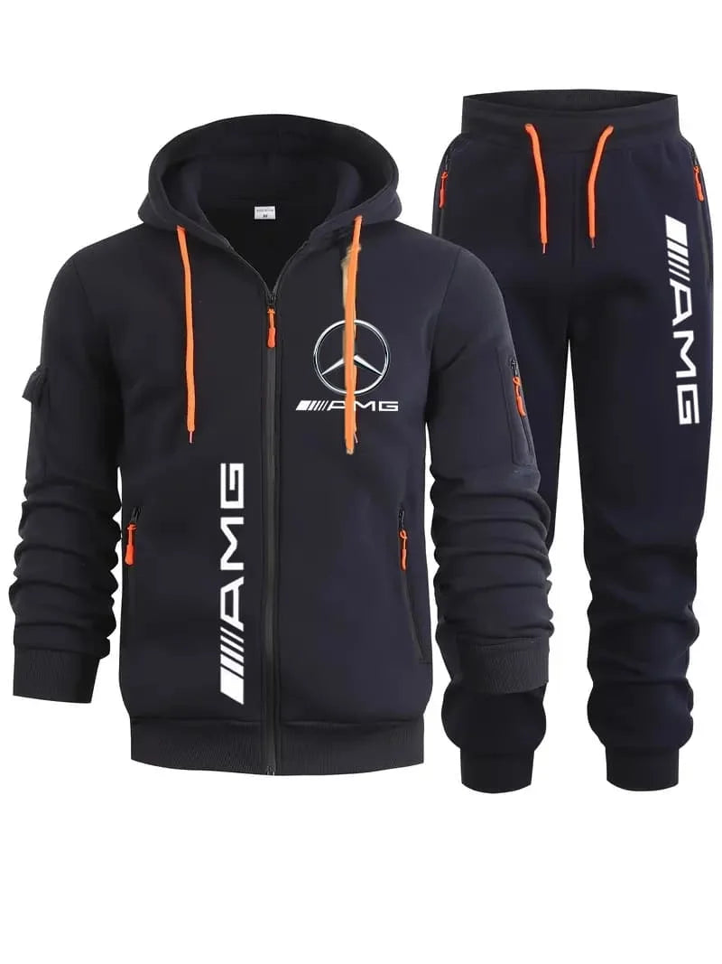 Mercedes-Benz Men's Sportswear Set - 2-Piece Tracksuit