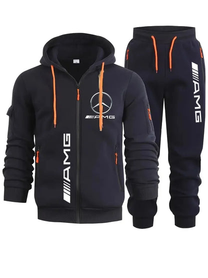 Mercedes-Benz Men's Sportswear Set - 2-Piece Tracksuit