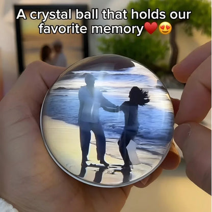 Video Crystal Memory Art Glass Ball
