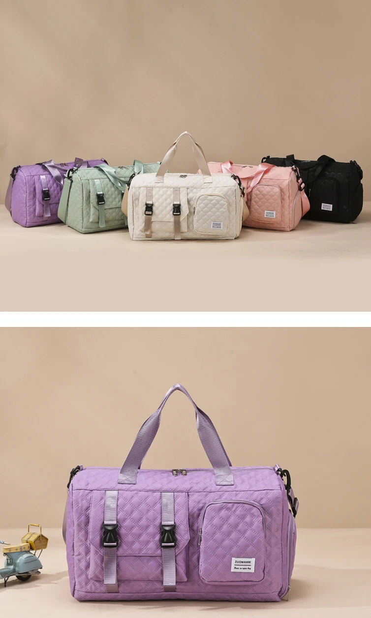 Argyle Nylon Duffle Bag