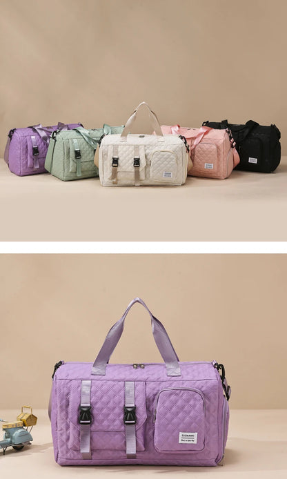 Argyle Nylon Duffle Bag