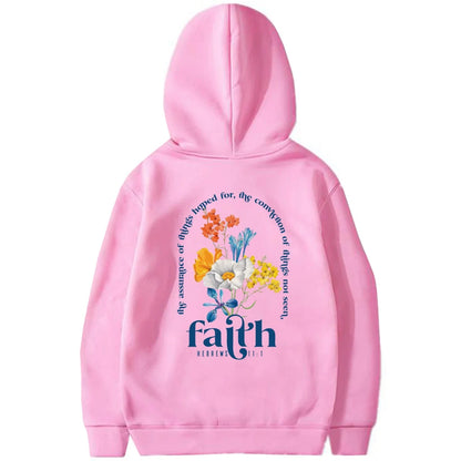 Women's Manga Flower Printed Hoodie