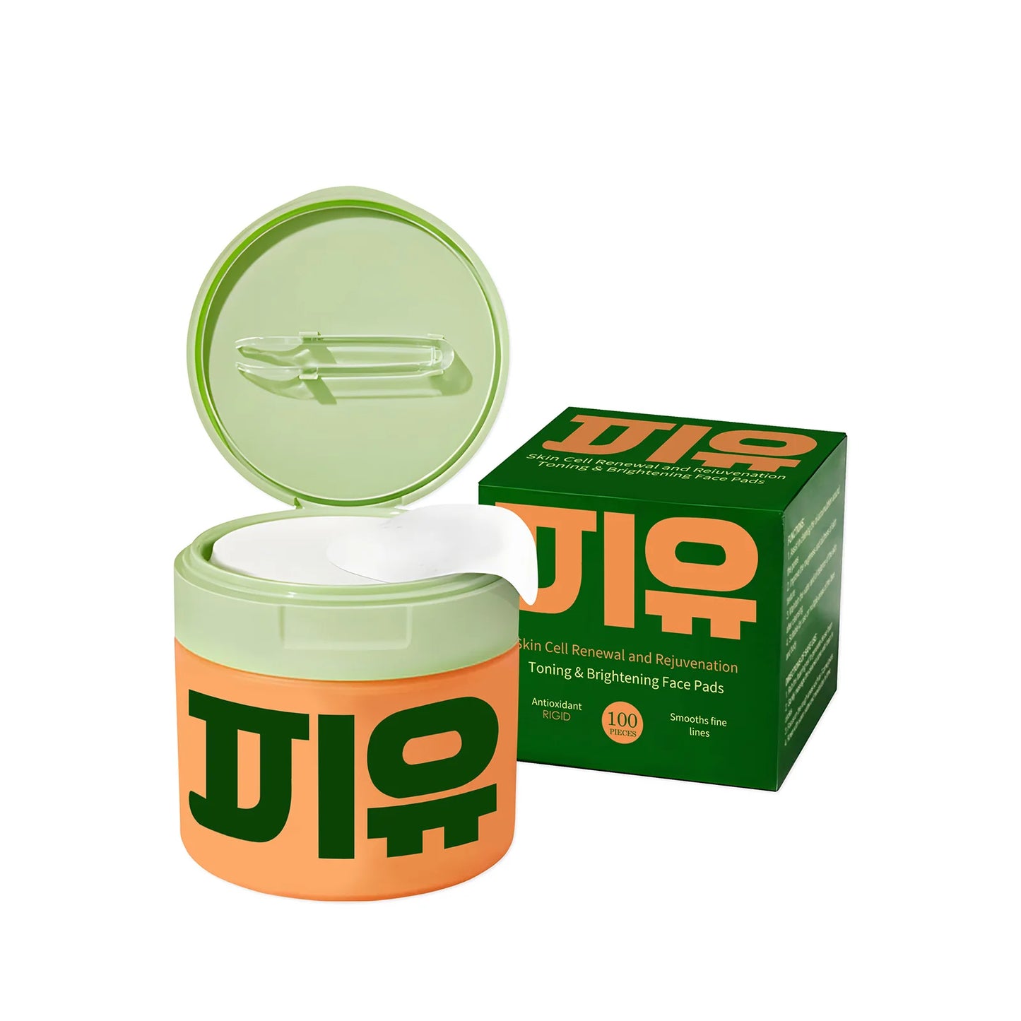 Jiyu Korean Skincare (2-PACK) - Anti-Aging, Dark Spot & Wrinkle Minimizing Toner Pads