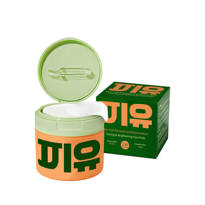 Jiyu Korean Skincare (2-PACK) - Anti-Aging, Dark Spot & Wrinkle Minimizing Toner Pads