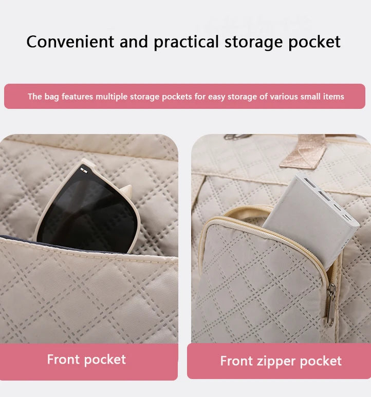 Argyle Nylon Duffle Bag