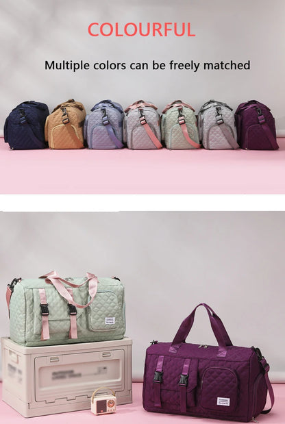 Argyle Nylon Duffle Bag