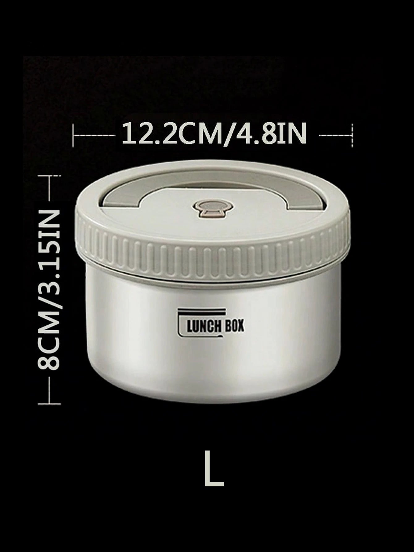 304 Stainless Steel Insulated with cover Thermal Lunch Box