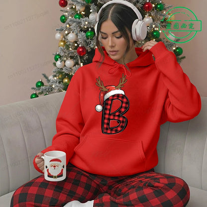 Christmas Hoodies - Festive Santa Print Sweatshirt