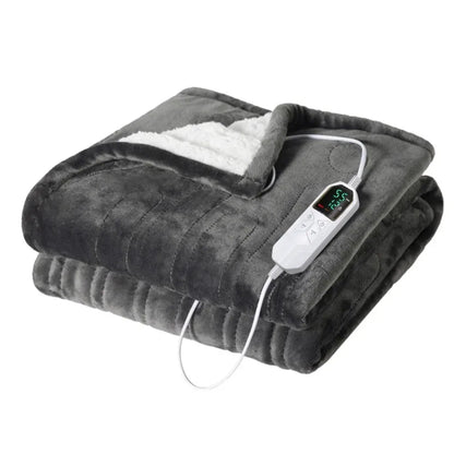 Electric Blanket - Heated Throw with Auto Shut-Off & Washable