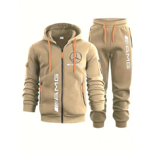 Mercedes-Benz Men's Sportswear Set - 2-Piece Tracksuit
