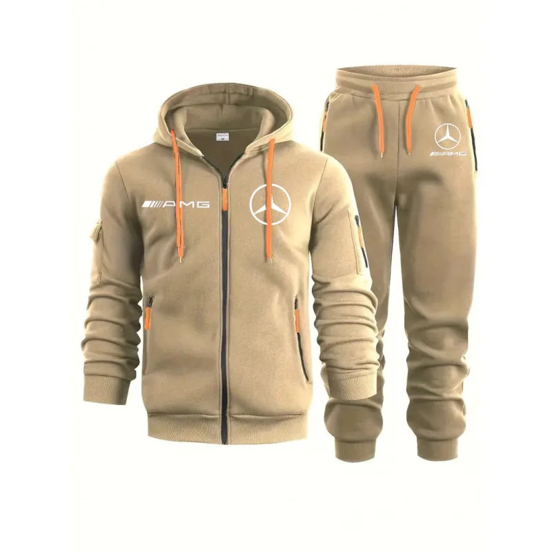 Mercedes-Benz Men's Sportswear Set - 2-Piece Tracksuit