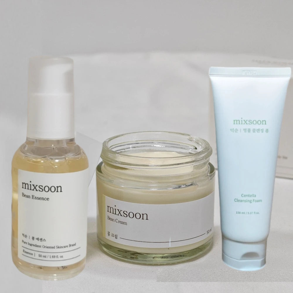 Korean Facial Care Bundle by Mixsoon - Soybean Serum & Essence