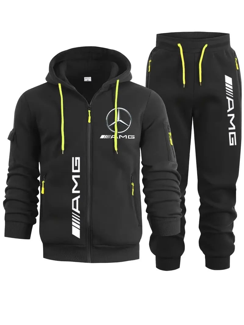 Mercedes-Benz Men's Sportswear Set - 2-Piece Tracksuit