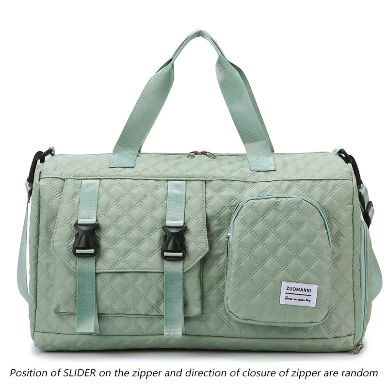 Argyle Nylon Duffle Bag