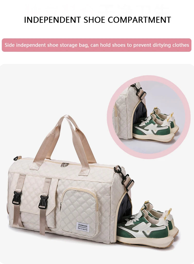 Argyle Nylon Duffle Bag