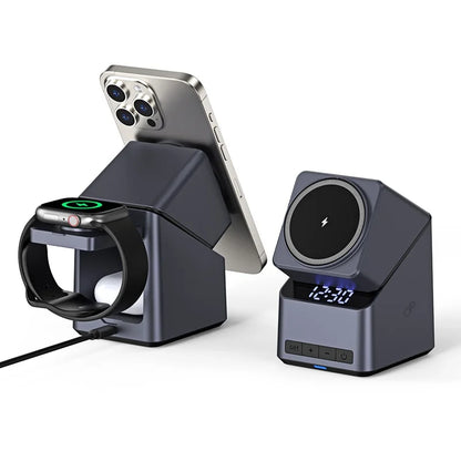 4in1 Electric Rotating Magnetic 15W Wireless Charger