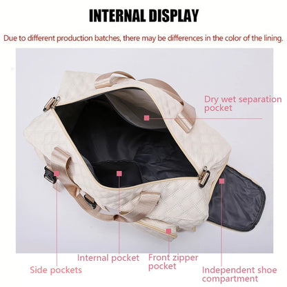 Argyle Nylon Duffle Bag