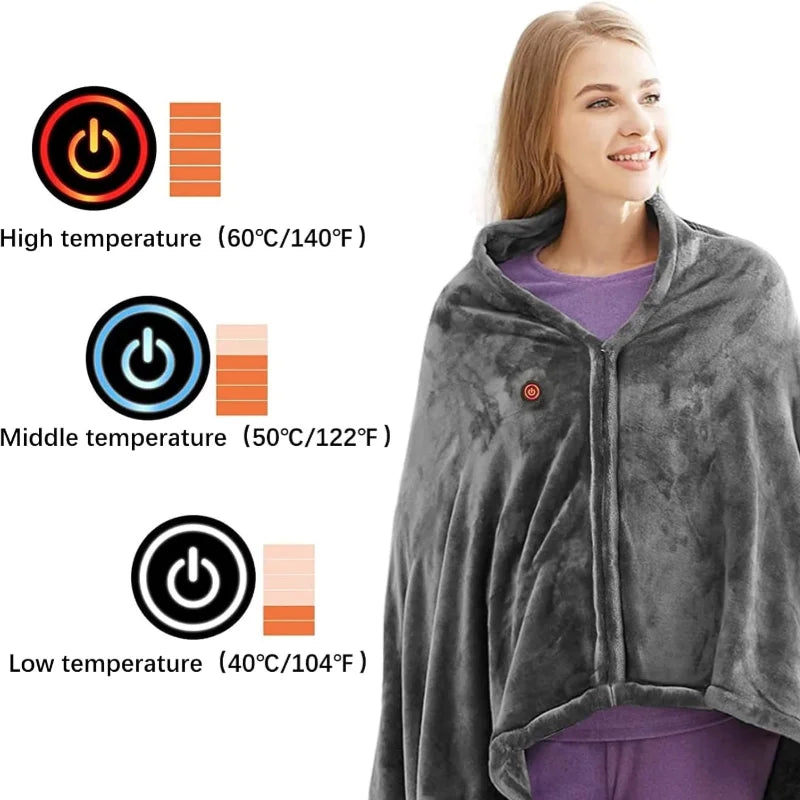 Wearable Electric Heated Blanket