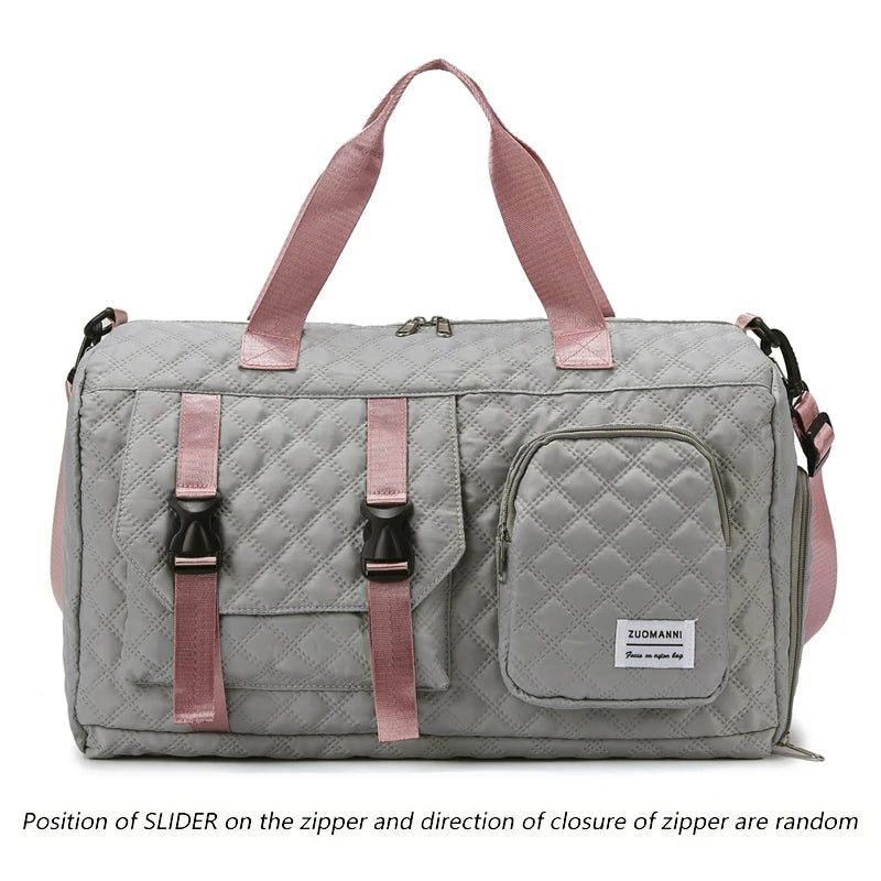 Argyle Nylon Duffle Bag