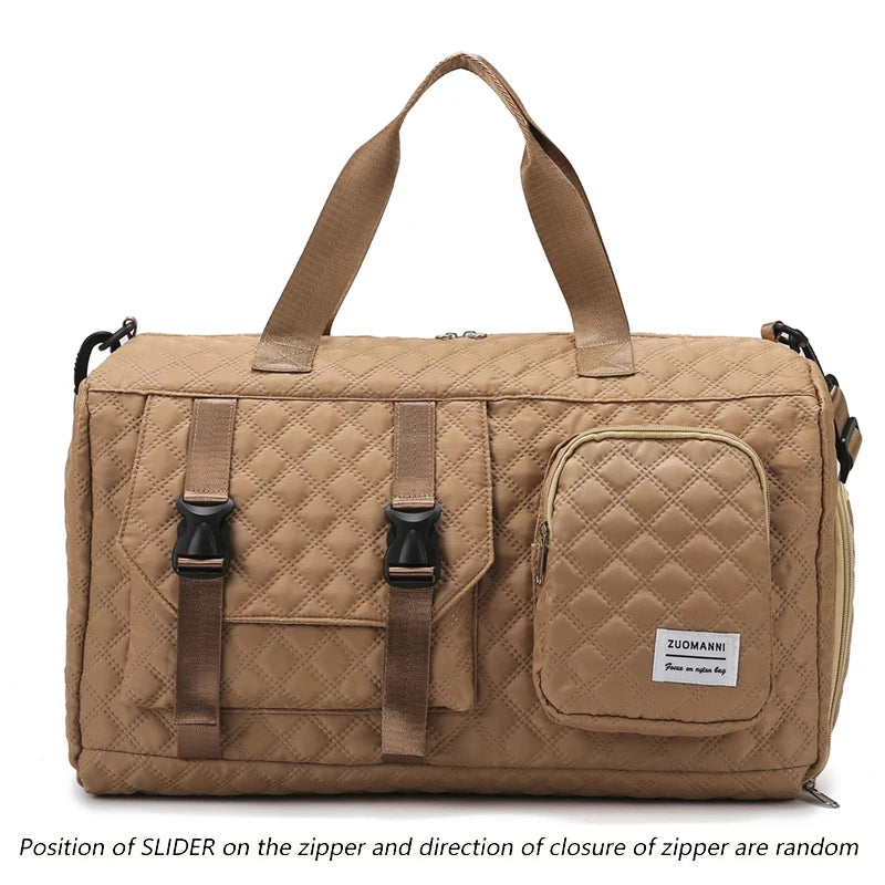 Argyle Nylon Duffle Bag