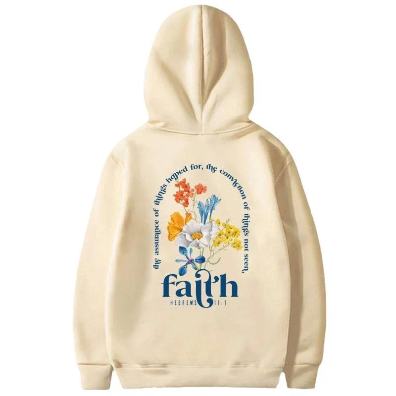 Women's Manga Flower Printed Hoodie