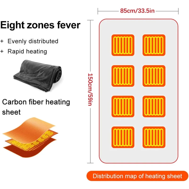 Wearable Electric Heated Blanket