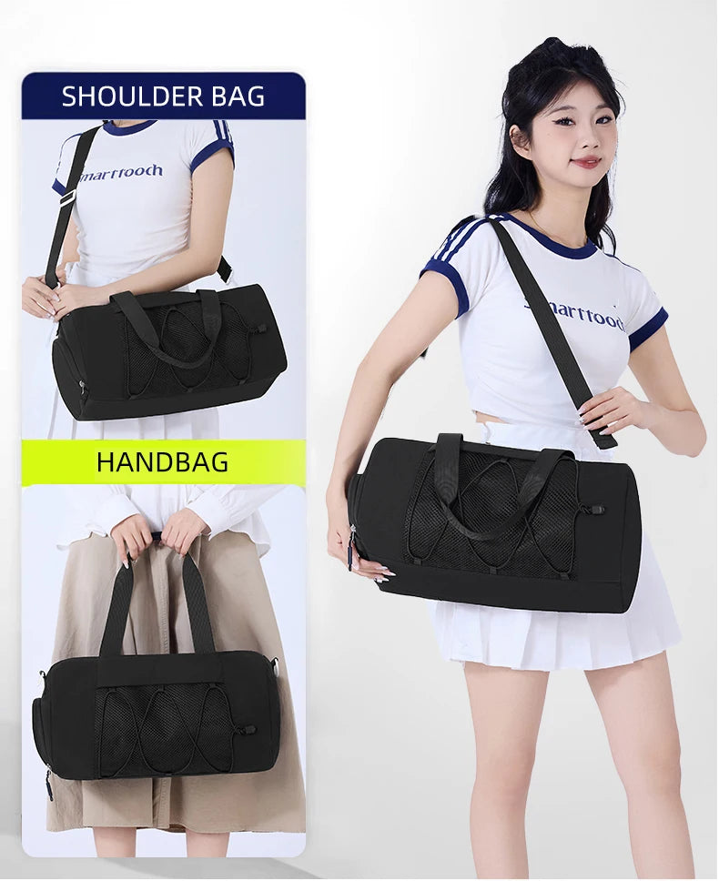 Premium Travel Gym Bag - Weekender Duffle with Wet/Dry Compartments