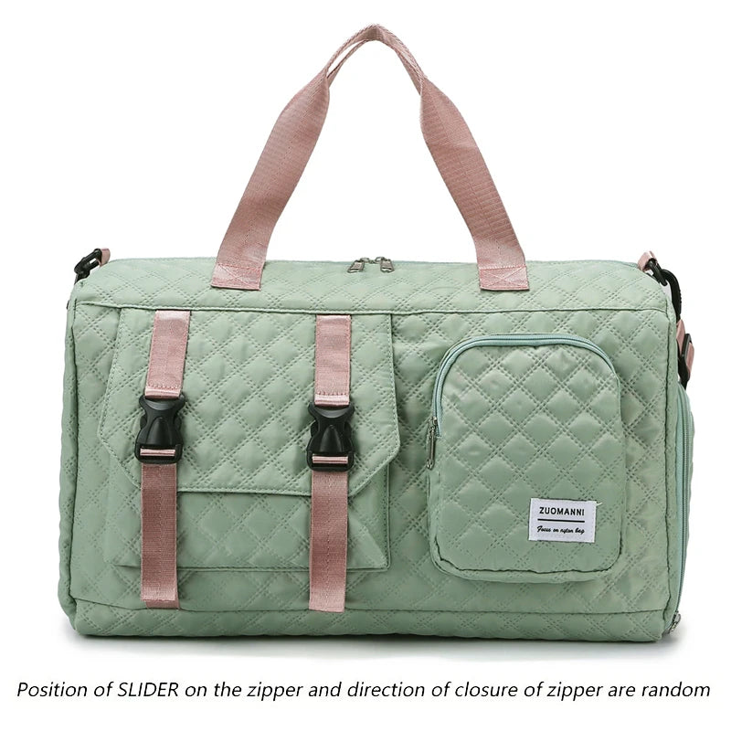 Argyle Nylon Duffle Bag