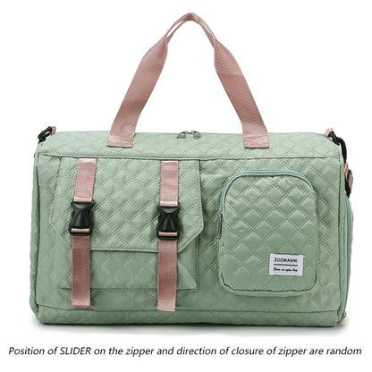 Argyle Nylon Duffle Bag