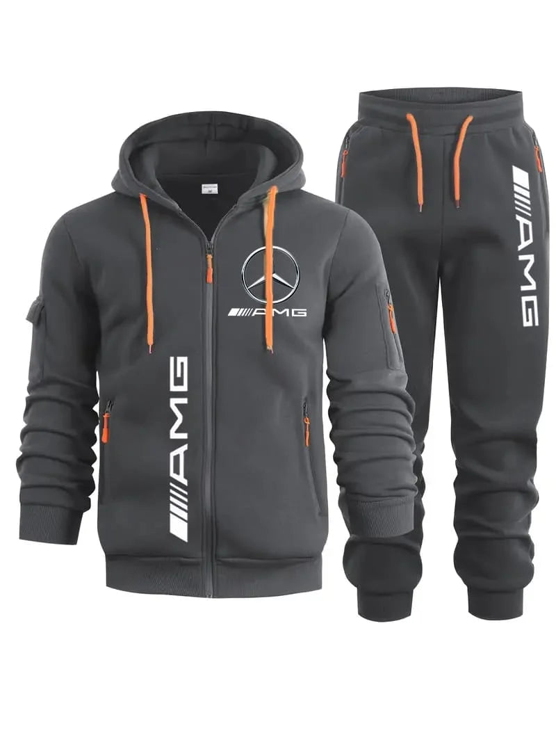 Mercedes-Benz Men's Sportswear Set - 2-Piece Tracksuit