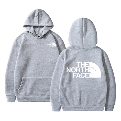 Outdoor Style Fleece Hoodie - Casual Pullover for Men & Women