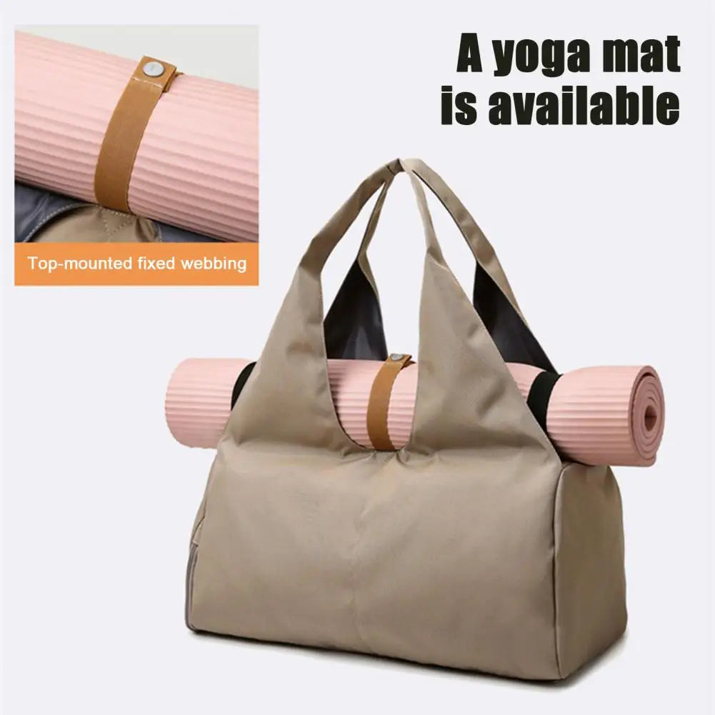 Women's Yoga Sports Bag - Multi-Functional Fitness & Travel Tote