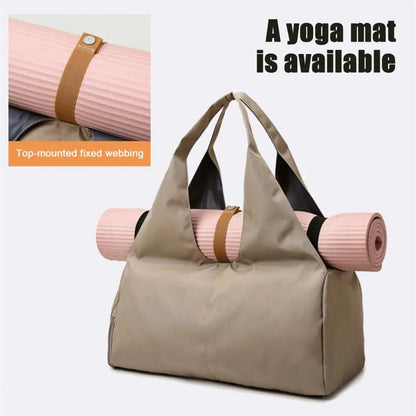 Women's Yoga Sports Bag - Multi-Functional Fitness & Travel Tote
