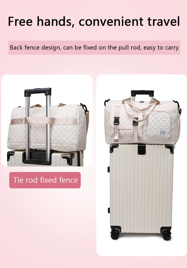 Argyle Nylon Duffle Bag