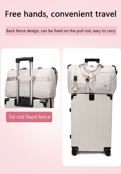 Argyle Nylon Duffle Bag