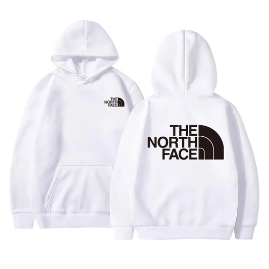 Outdoor Style Fleece Hoodie - Casual Pullover for Men & Women