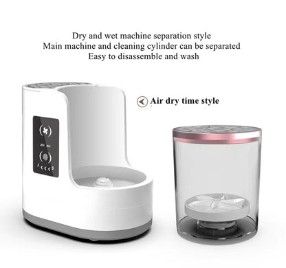 Electric Makeup Brush Cleaner & Dryer - USB Rechargeable Organizer
