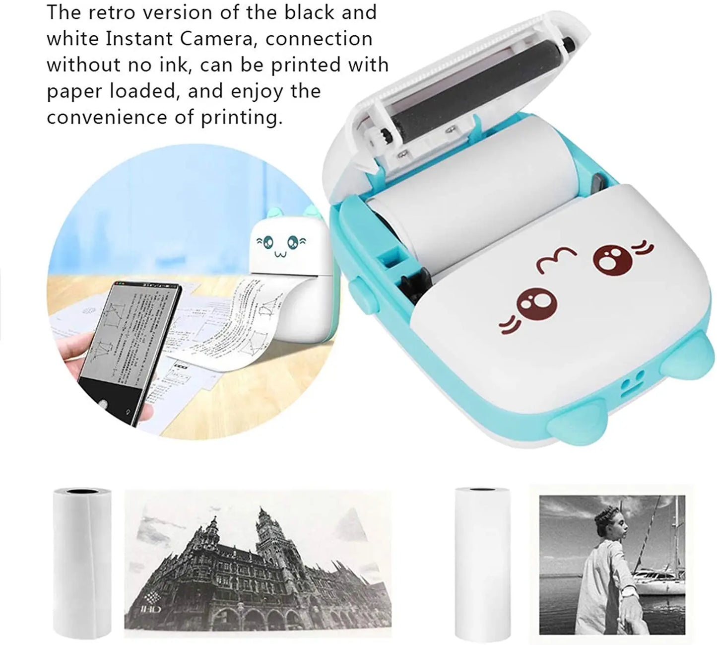 C9 mini HD printer portable sticker label Printer