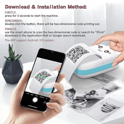 C9 mini HD printer portable sticker label Printer