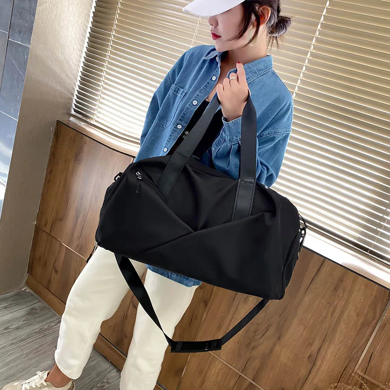 Women's Sports Travel Bag - Multi-Functional Gym Duffle