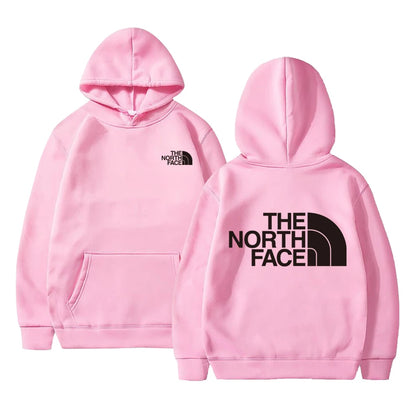 Outdoor Style Fleece Hoodie - Casual Pullover for Men & Women