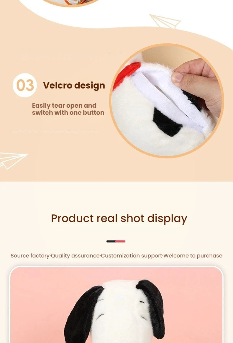 Breathing Soothing Snoopy dog Plush