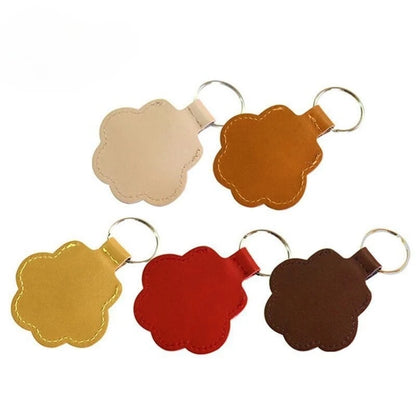 5pcs Cute Leather Portable Pendant Keyrings Cat Paw Pet Hair Holder Keychains for animal Lovers Accessories Wholesale Key chains