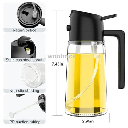 2in1 Kitchen Spray Oil Dispenser Oil Sprayer