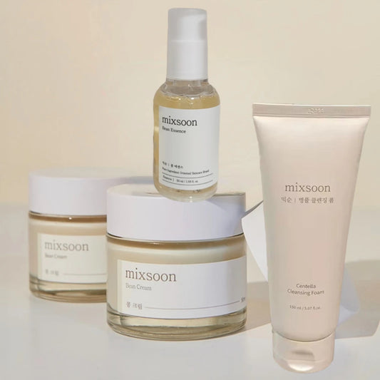 Korean Facial Care Bundle by Mixsoon - Soybean Serum & Essence