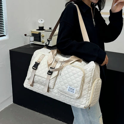 Argyle Nylon Duffle Bag