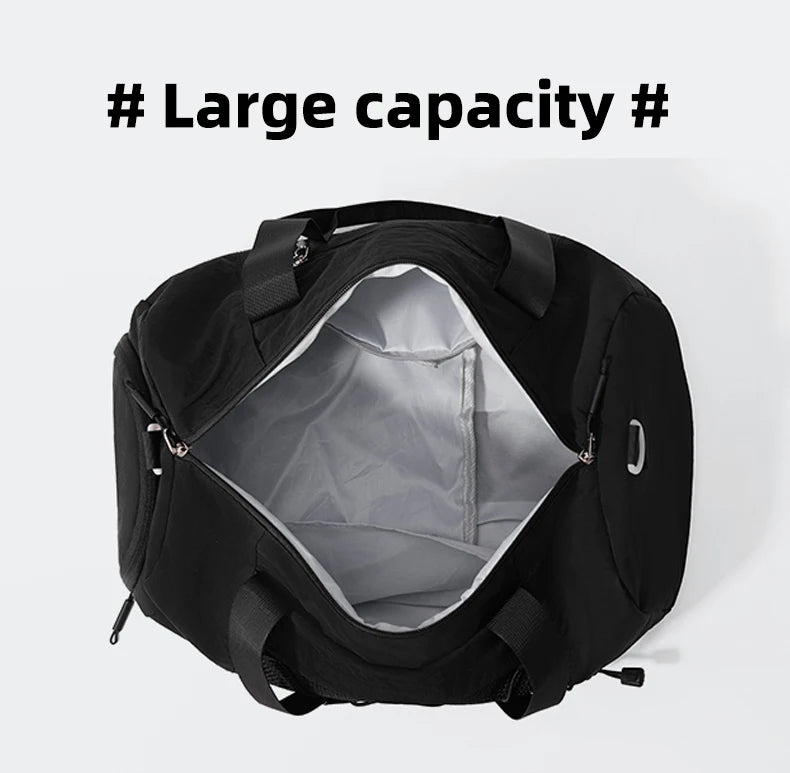 Premium Travel Gym Bag - Weekender Duffle with Wet/Dry Compartments