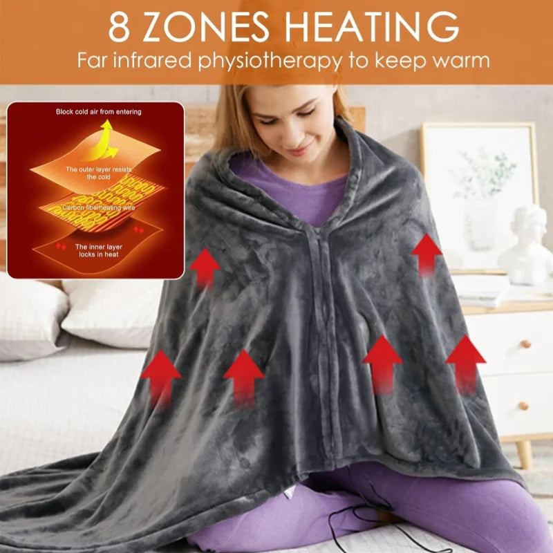 Wearable Electric Heated Blanket