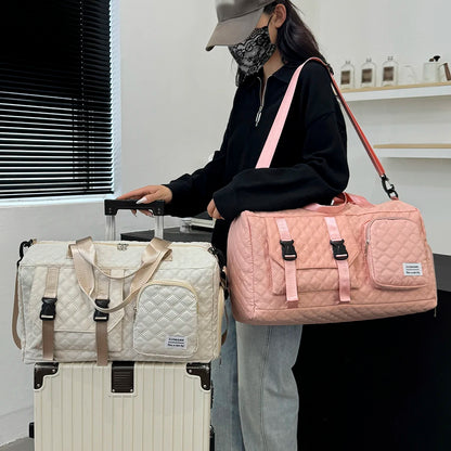 Argyle Nylon Duffle Bag