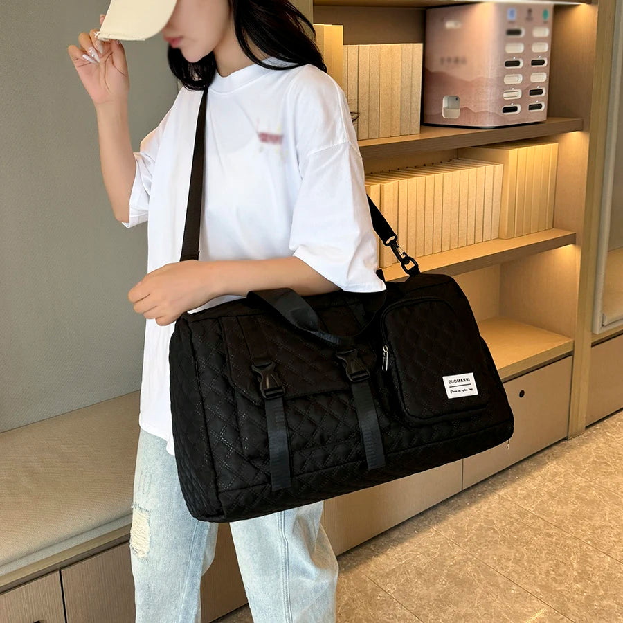 Argyle Nylon Duffle Bag